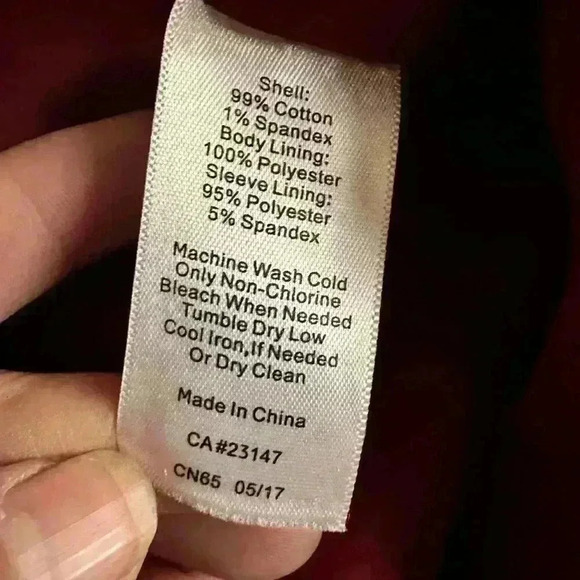 Talbots Women's Sz 6 Military Compact Twill Jacket Blazer Navy Blue Gold Buttons - Picture 8 of 8